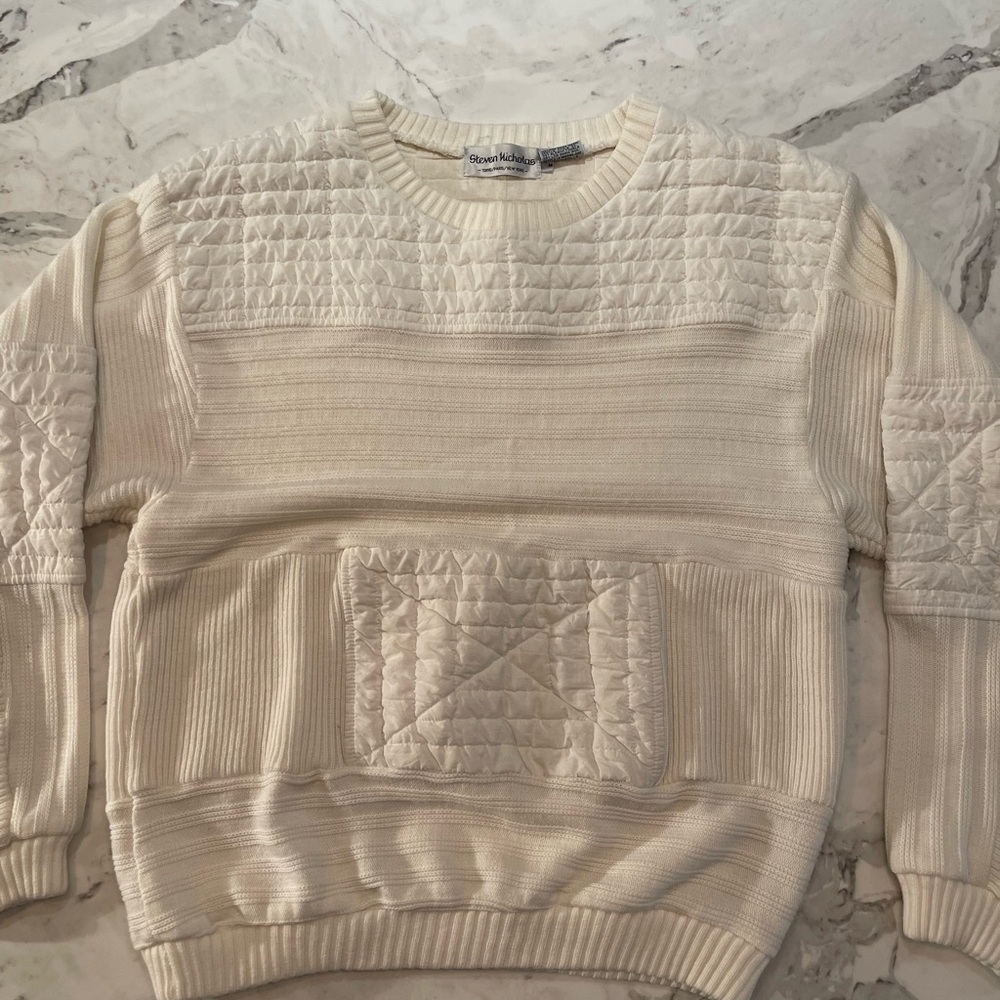 Sweater Vintage 90s Steven Nicholas Tokyo-Paris-NY Size M